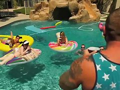 Trans Pool Party Lena Kelly Janelle Fennec Casey Kisses Natalie Mars